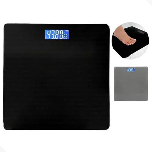 Balança Digital De Vidro Preto Até 180kg