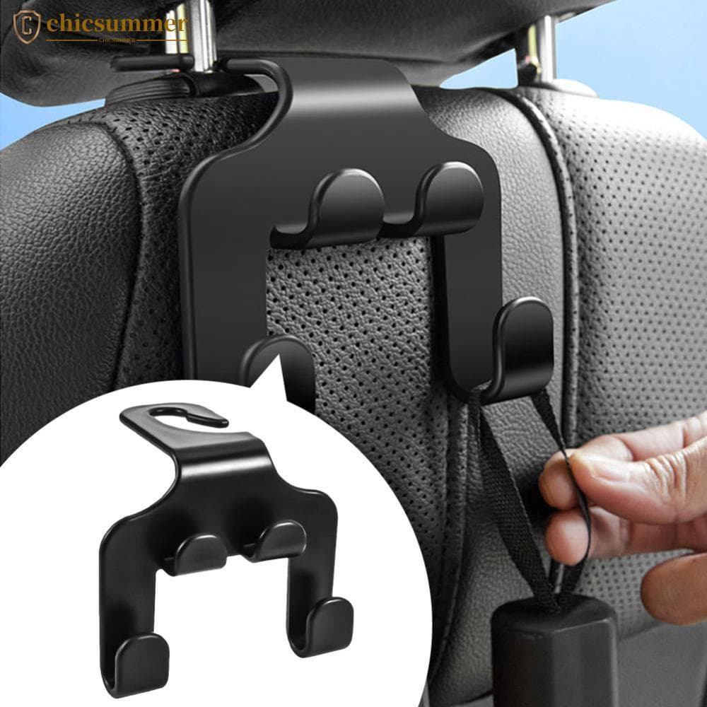 CHICSUMMER 1PC Assento Interior Do Carro Volta Gancho Cabeça Dupla Telefone Multifuncional Cabide Encosto De Pendurado S