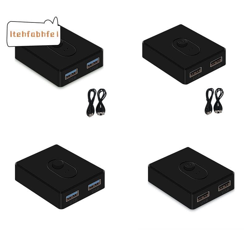 USB 3.0 KVM Switch 1X2/2X1 Switcher Divisor Controlador Compartilhado Para Computador Portátil Impressora Teclado Mouse 