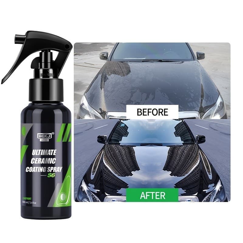 Spray de revestimento nano cerâmico para automóvel, cera estendida em spray para carro nano cerâmica, proteção para cuid