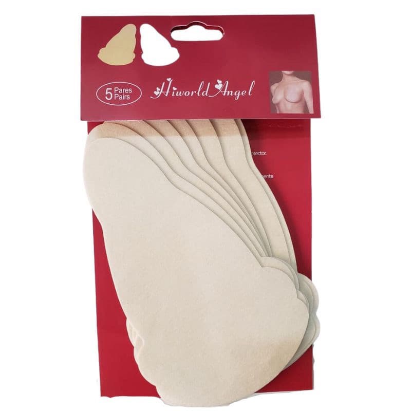 Sutiã Adesivo Levanta Seios Tecido Invisível 5 Pares