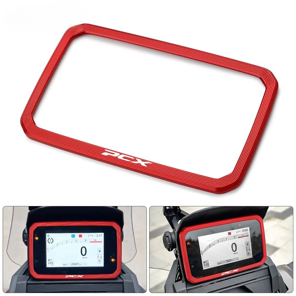 Novo Para Honda PCX160 PCX 125 2025 Acessórios Da Motocicleta CNC Instrumento Medidor Quadro Capa Painel Protetor De Tel