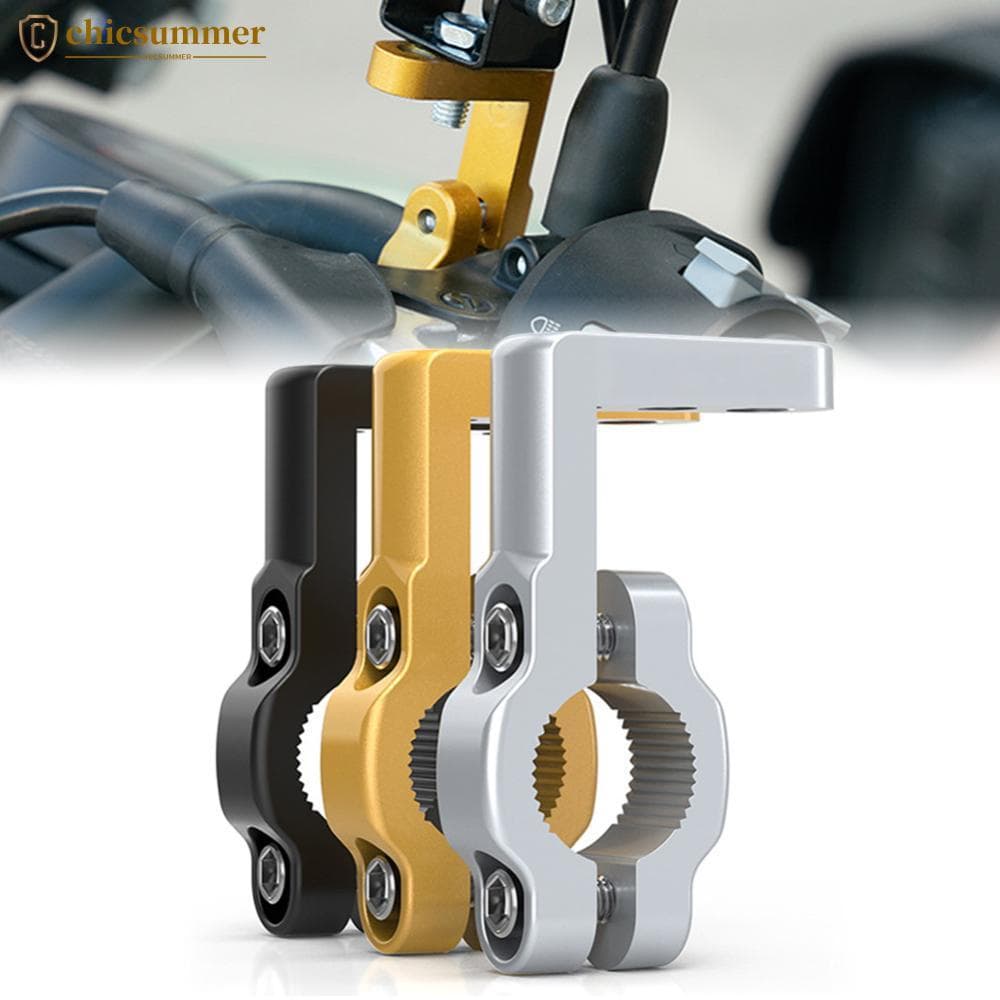 CHICSUMMER Motocicleta Bicicleta Elétrica Espelho Retrovisor Suporte Adaptador De Montagem Para 22mm Guiador Titular Bra