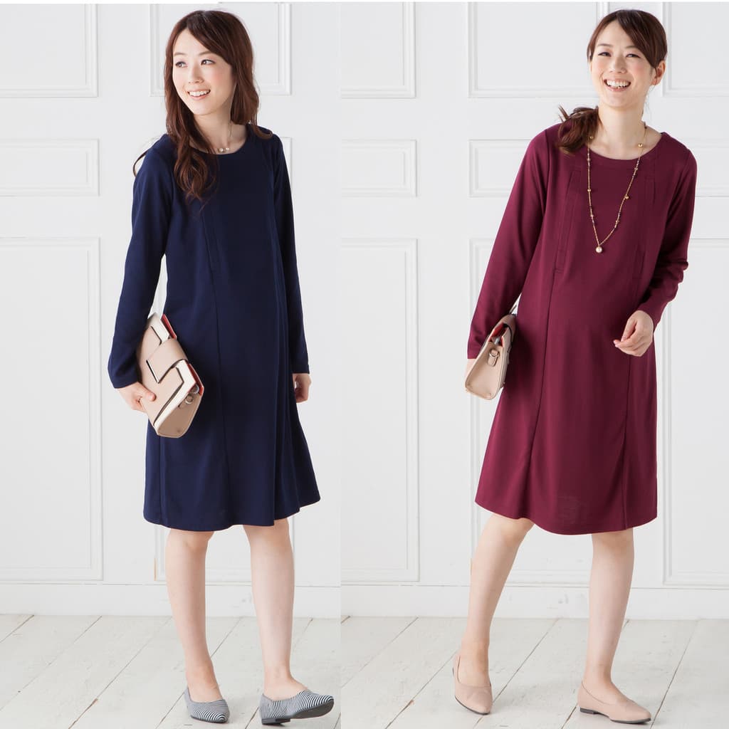 YQ09 exportação estilo japonês primavera outono manga comprida moletom para maternidade vestido de enfermagem vestido de