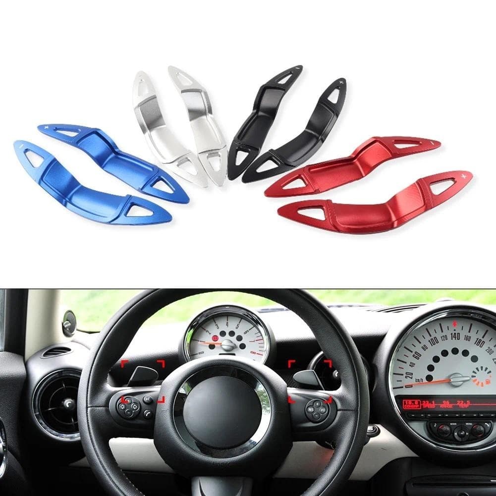 2 Pçs Interior Do Carro Volante Paddle Shifter Estender Acessórios Para Mini Cooper R55 R56 R57 R58 R59 R60 R61auto Peça