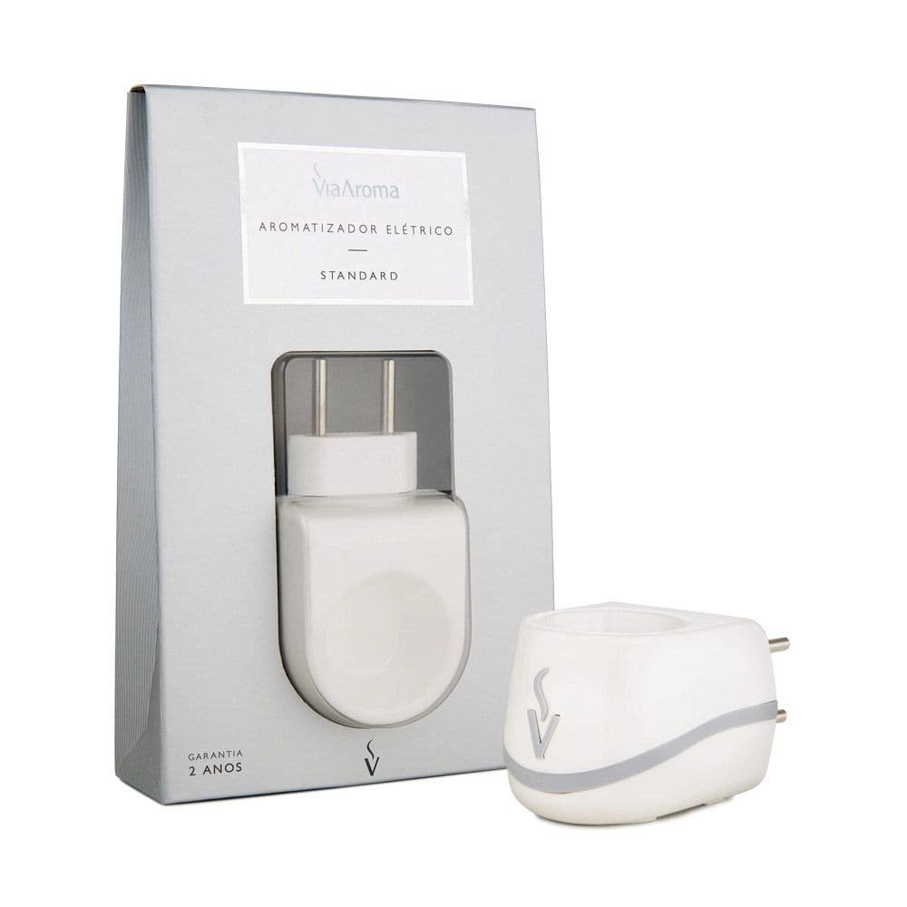 Aromatizador Elétrico em Plástico Standard Cor Branco Via Aroma