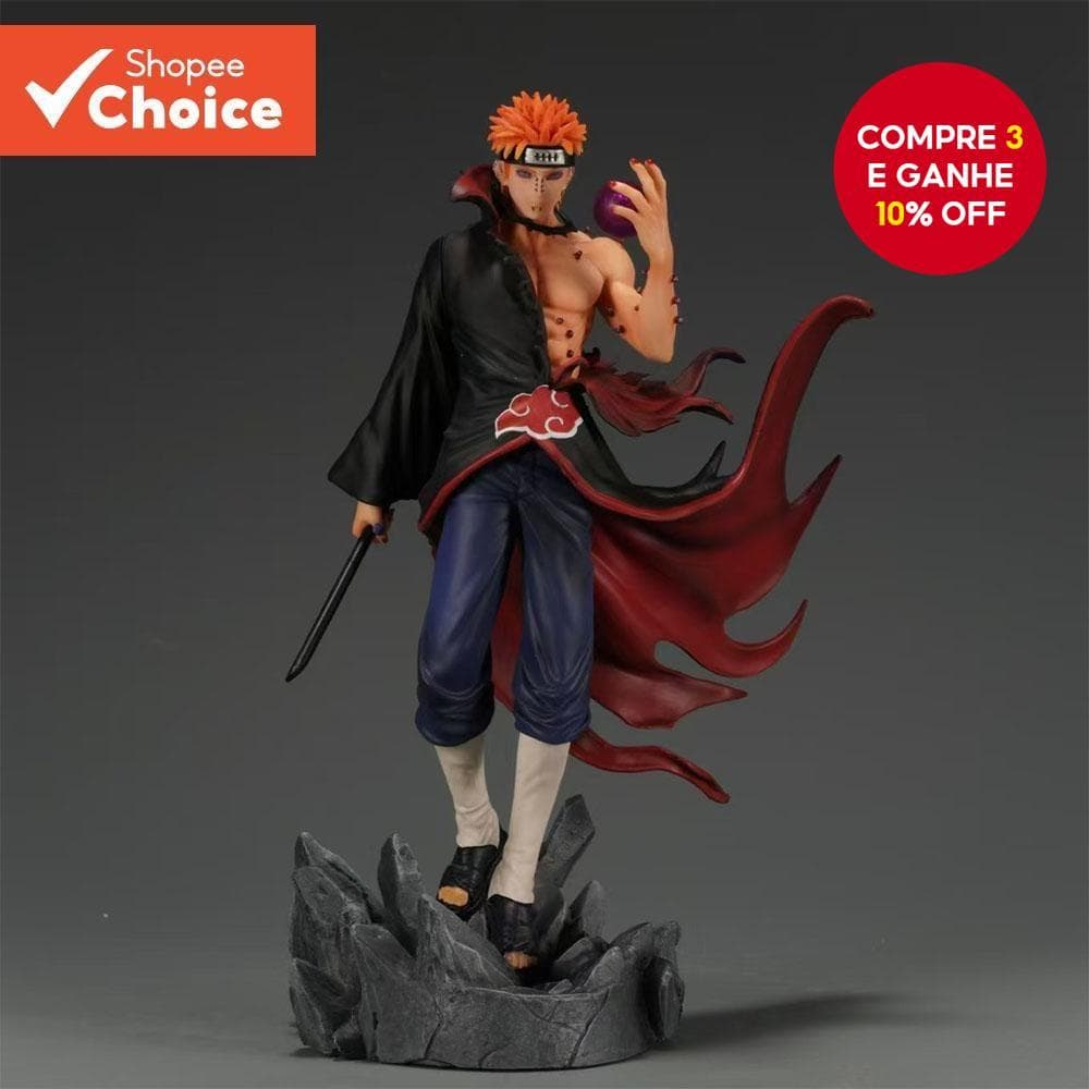 22.5cm Clássico Naruto Dor Estatueta Gk Figuras De Ação Modelo Estátua PVC Decoração Colecionável Ornamento Desktop Brin