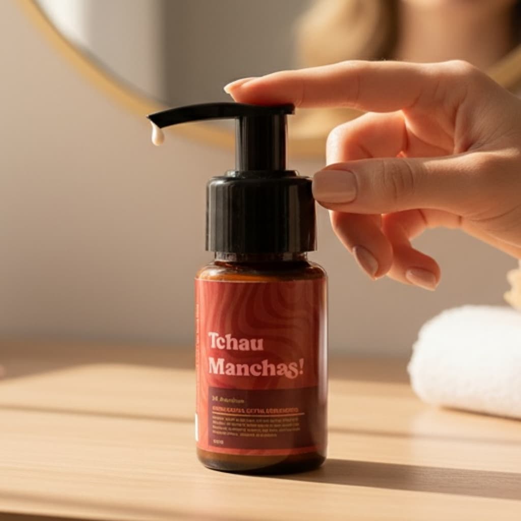 Creme Hidratante Facial Tchau Manchas! Uniformiza o tom • Hidrata • Rejuvenesce | Toque Seco | Vegano