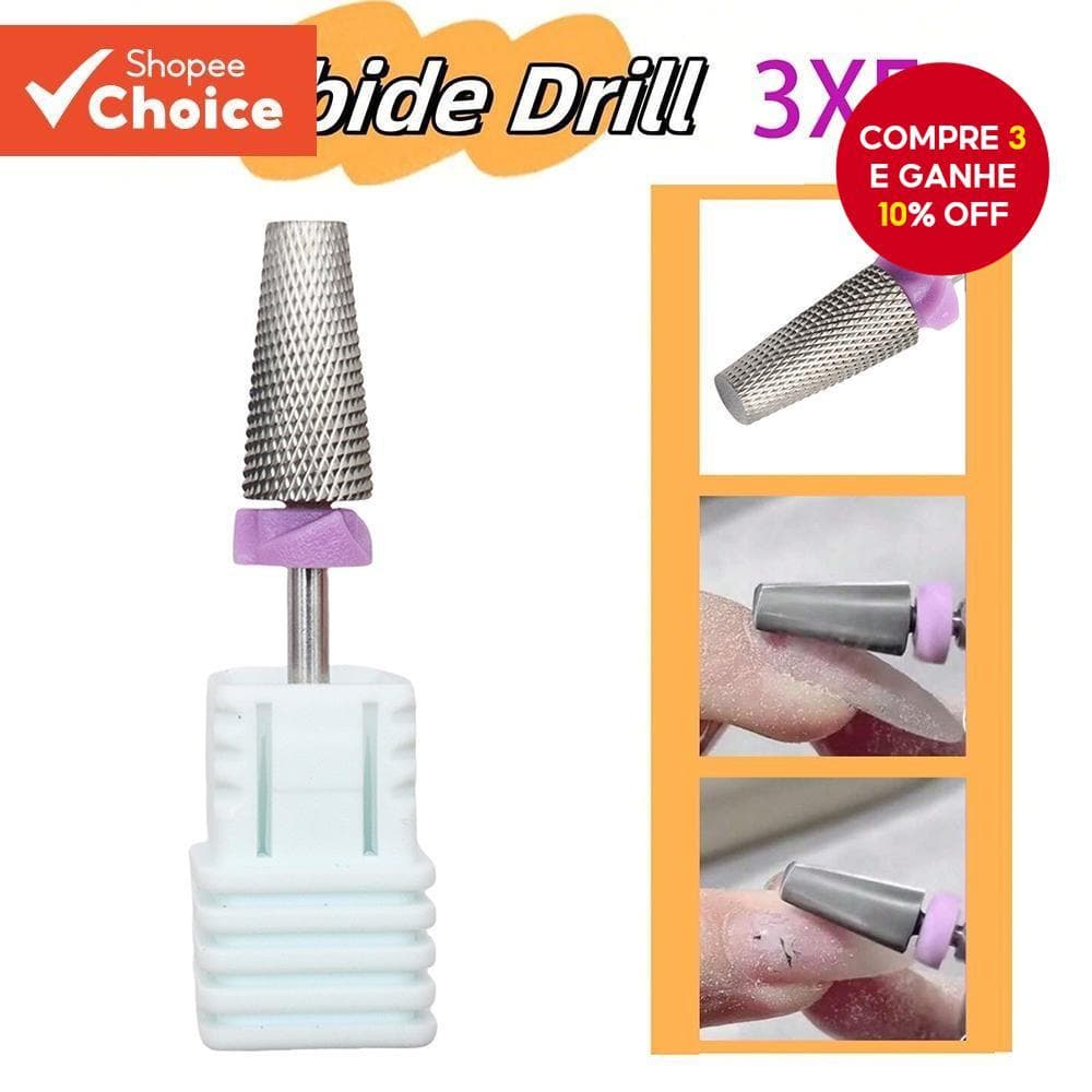 Profissional XXF Carboneto Prego Fresa De Alta Precisão Broca De Tungstênio Para Manicure Rotativa Elétrica