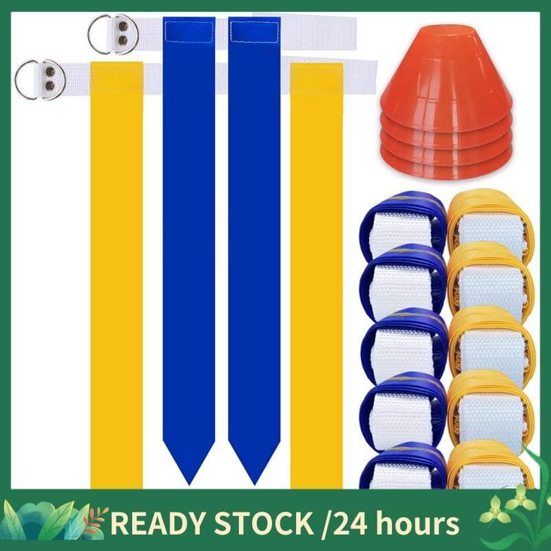 Conjunto Completo De Futebol Com Bandeira , Treinamento Interno E Externo , De 10 Jogadores , Cintos Bandeiras , De PVC