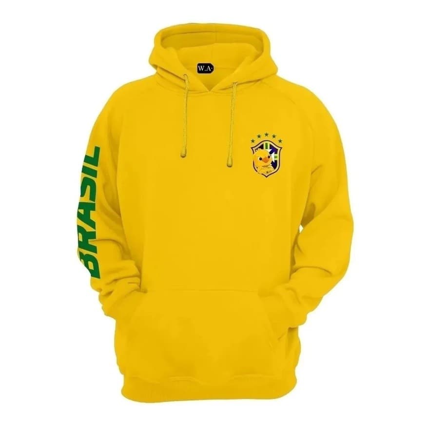 blusa do brasil moletom torcedor brasileiro masculino e feminino unissex