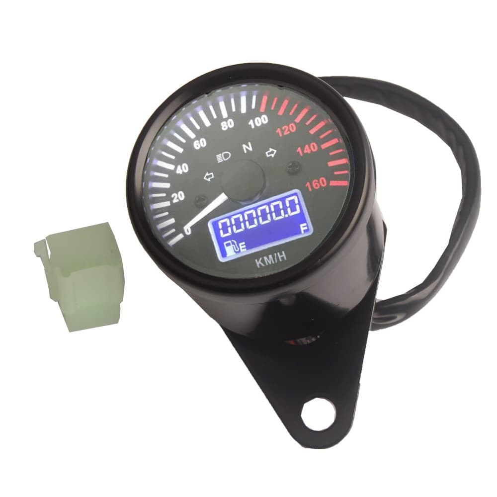 Instrumento LCD para motocicleta, odômetro, medidor de combustível, velocímetro, instrumento eletrônico multifuncional c