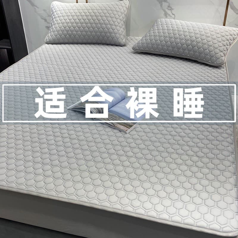 Classe A Mãe Bebê Grau Verão Legal Látex Cool Mat Conjunto de Três Peças Tapete de Seda Gelo Lavável Lençol Dobrável Ar 