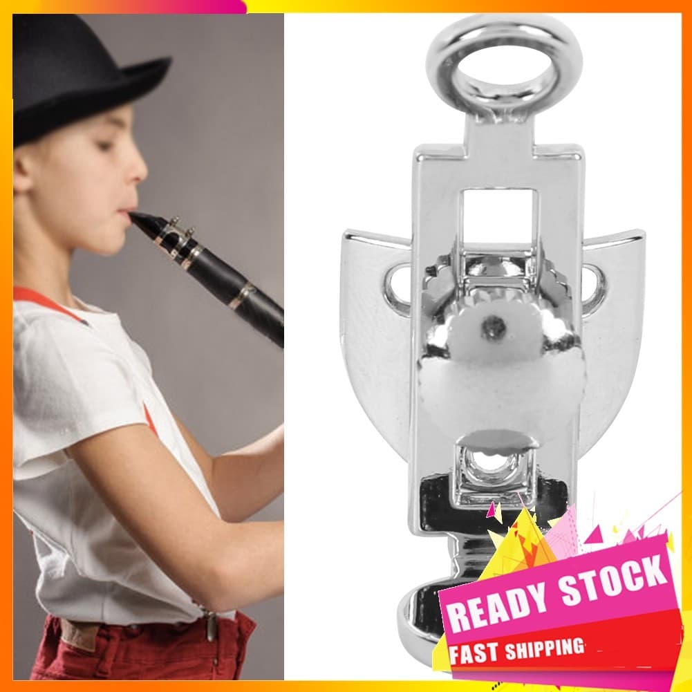 Gfgfgfgg Descanso de polegar para clarinete, metal ajustável com protetor para parafusos de instrumentos de sopro
