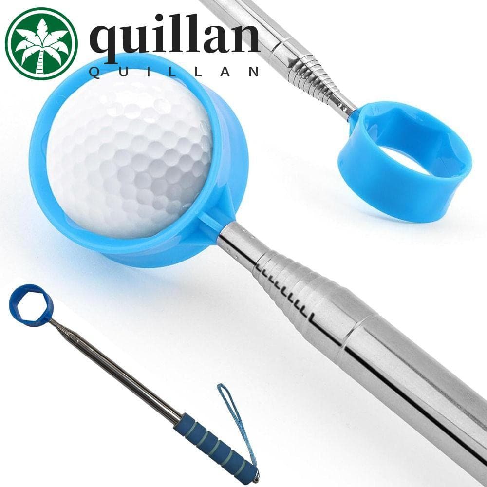 Ferramenta De Coleta De Bola De Golfe QUILLAN , Recuperador Telescópico Ajustável Extensível , Furos Quadrados