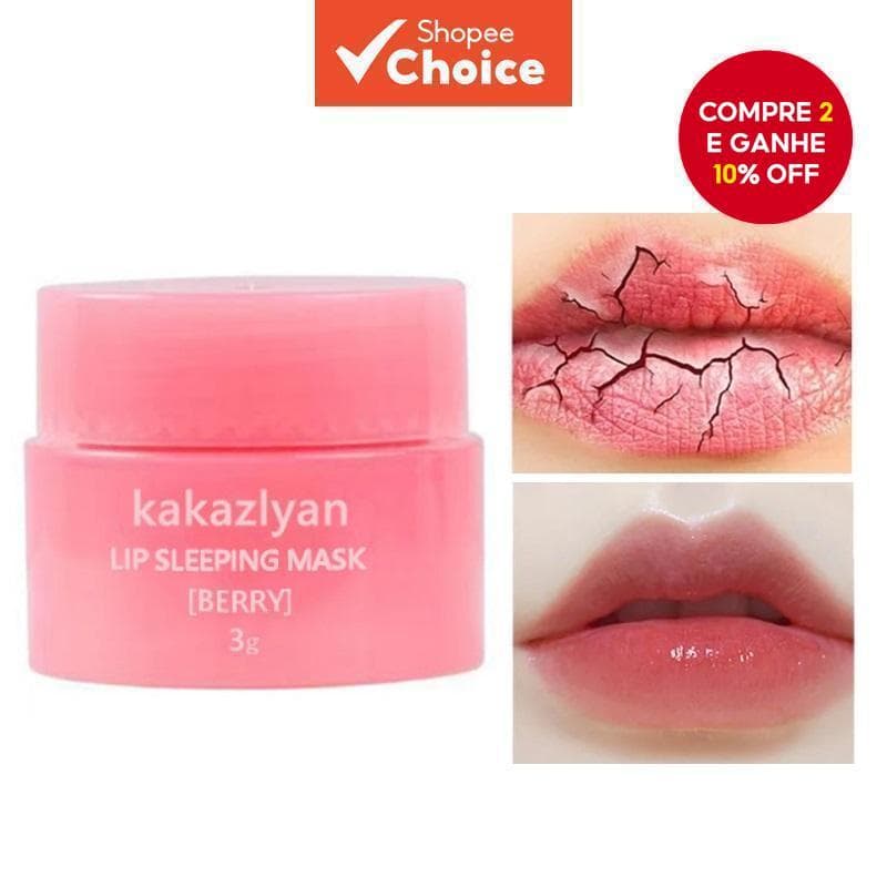 Fit Colors Máscara para Lábios Adormecidos com Extrato Natural de Fruta Hidratante 3g