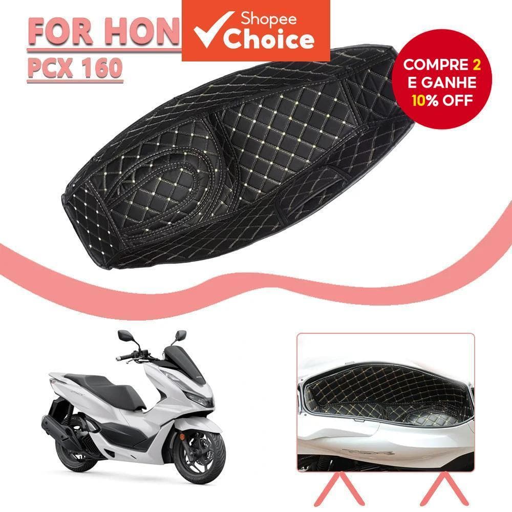  Forro Protetor de Baú de Moto para Assento com Design Antiderrapante para HONDA PCX 160 PCX160