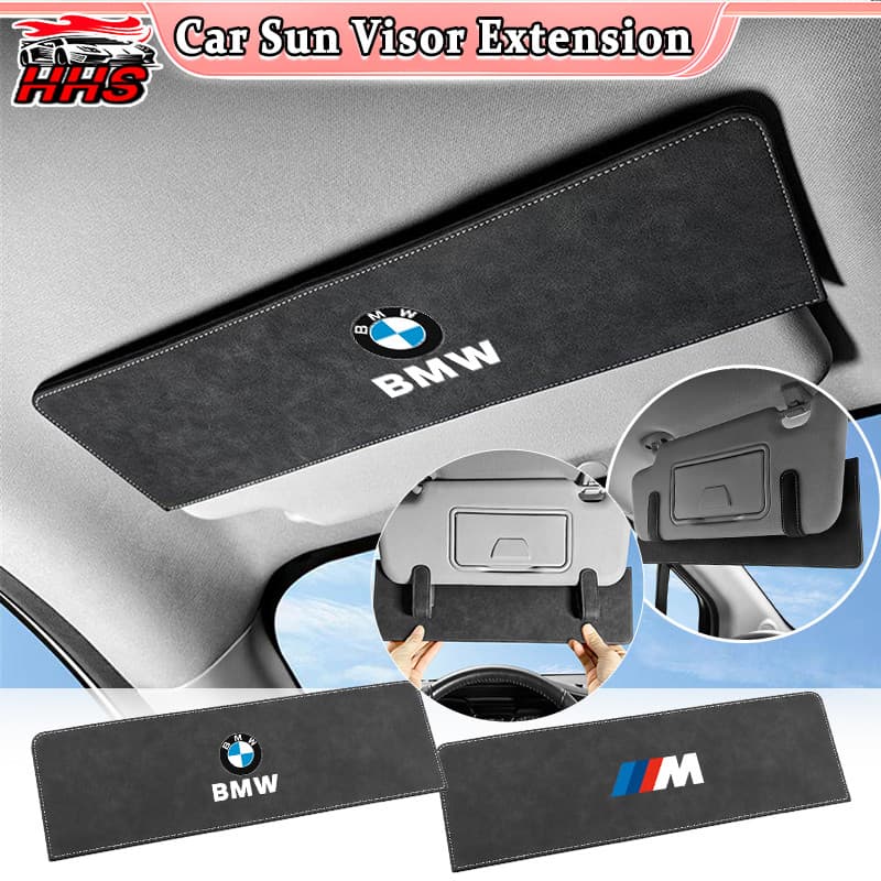 [Estoque Pronto] Extensor De Viseira Solar Para Carro BMW Segurança De Alta Qualidade Anti Reflexo Brilho Luz Uv Acessór