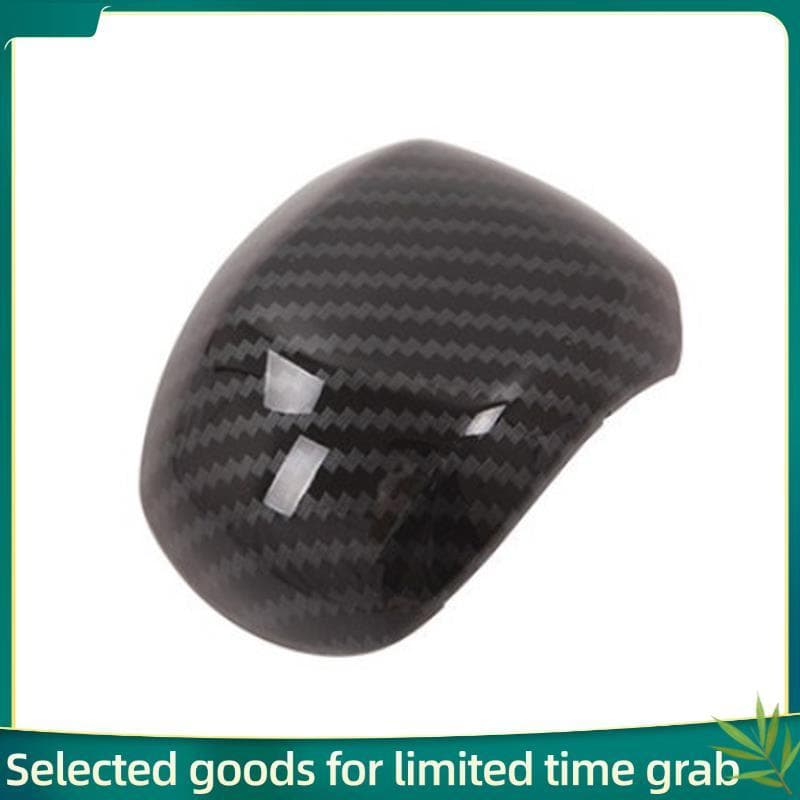 jerry99 À Prova De Carbono Botão De Mudança De Engrenagem Do Carro Cabeça Capa Guarnição Quadro Adesivo Acessórios Inter