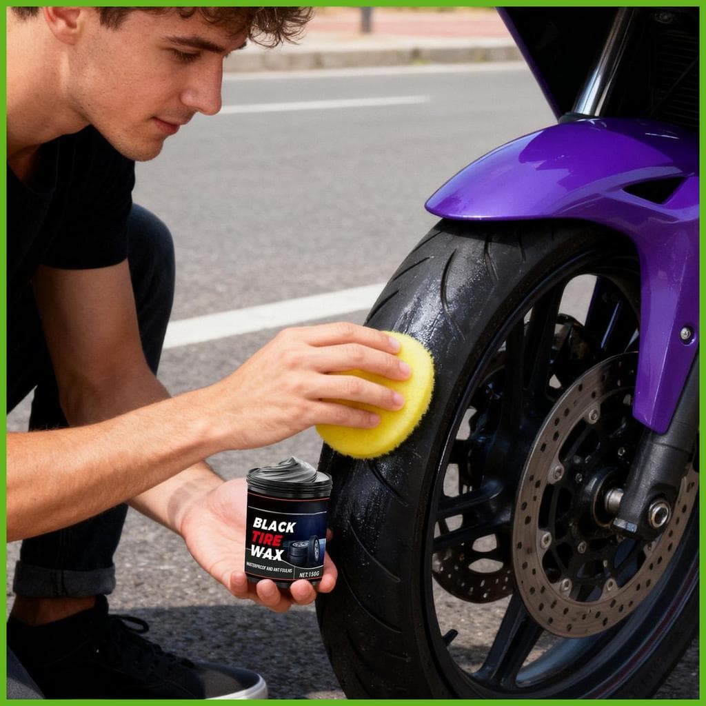 Cera De Pneu Preta , Manutenção De Pneus De Veículo , Pasta De Carro Para Motoristas Mecânicos , Detalhadores , Cuionbr