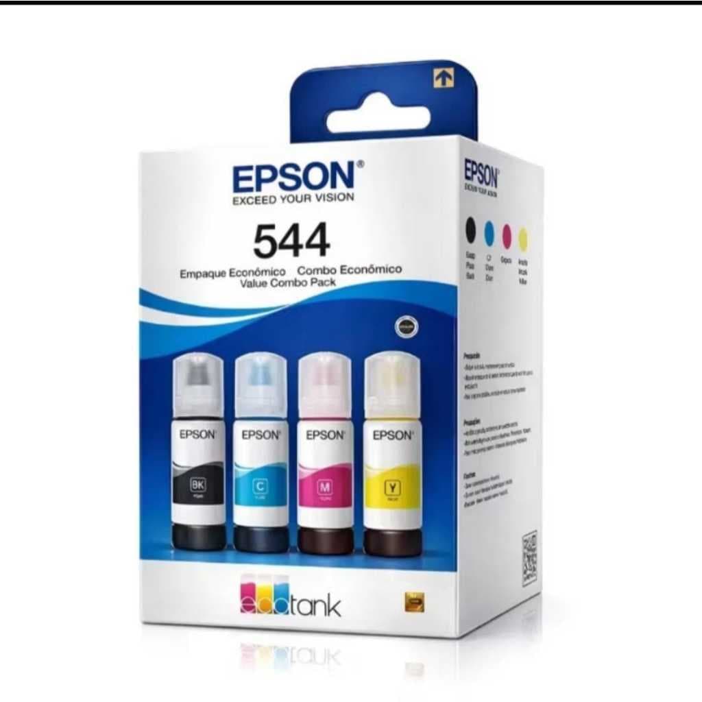 COMBO 4 TINTAS T544 ORIGINAL BK Y M C  L3250 L3210 L3150 EPS