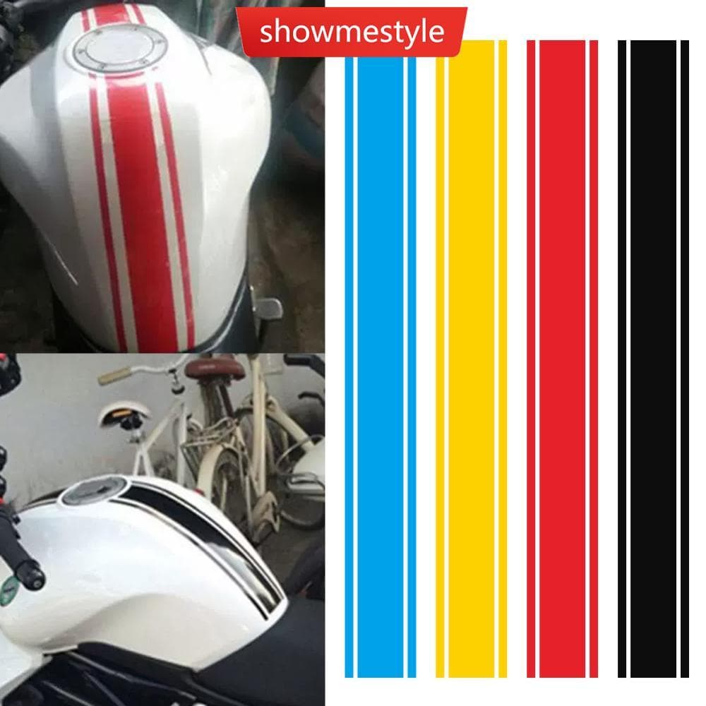 SMS 50cm/20 Polegadas Decalques Para Tanque De Motocicleta Decoração Adesivos DIY Adesivo Combustível Acessórios À Prova