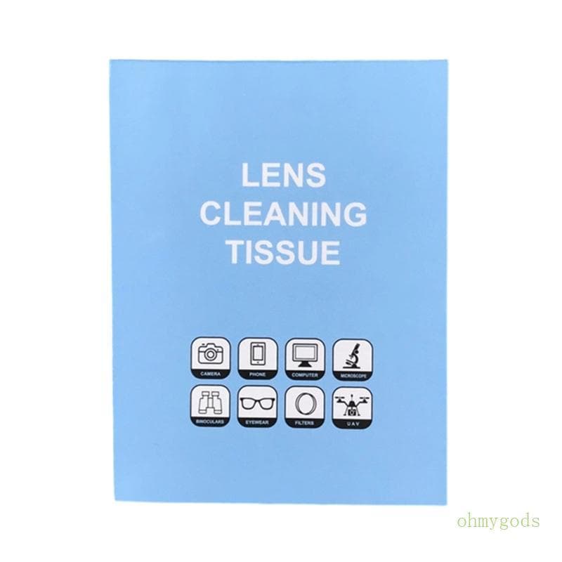 OH Toalhetes De Papel De Limpeza Suave Para Lentes De Câmera , Óculos E Tela De Telefone , Folhas De Tamanho Grande , Pa