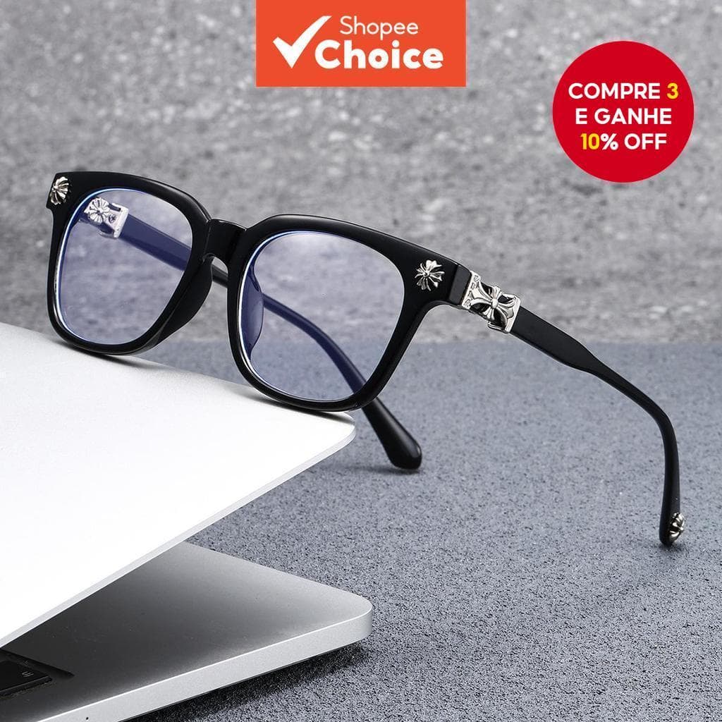 Óculos Anti-Luz Azul Para Homens E Mulheres , Armação De Caixa , Ópticos Clássicos Sem Prescrição