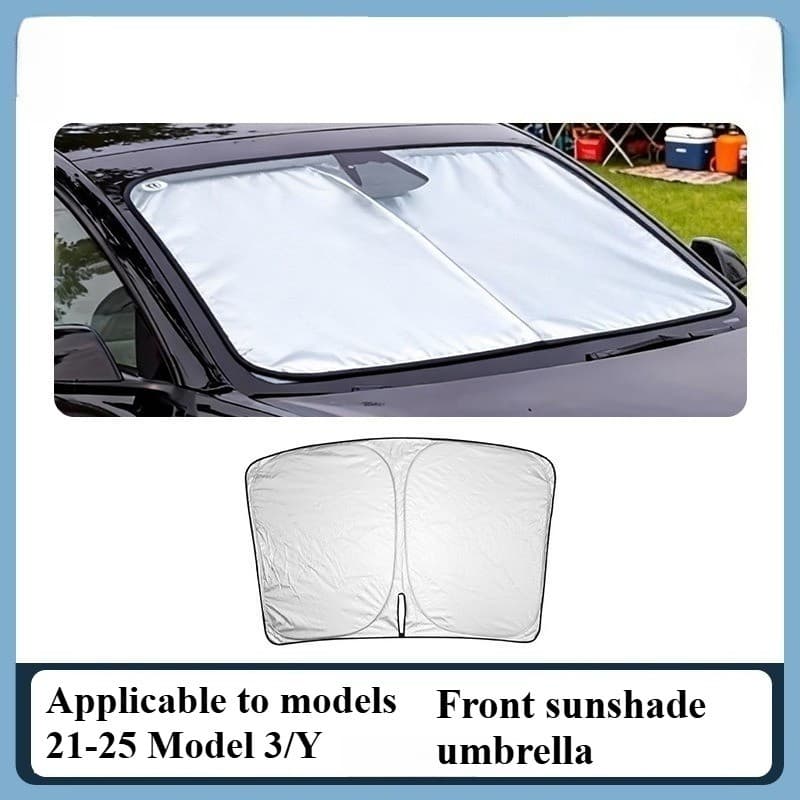Pára-Brisa Dianteiro Para Modelo 3/Y/YL/YS , Guarda-Sol De Carro , Isolamento Térmico E Proteção UV