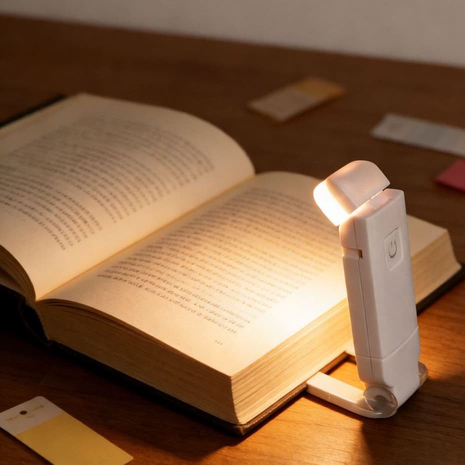 Luz De Leitura De Livros De Leds Brilho Ajustável USB Clip De Proteção Dos Olhos Portátil Bookmark Light