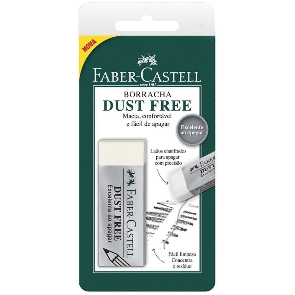 BORRACHA TÉCNICA BRANCA DUST FREE, FABER-CASTELL