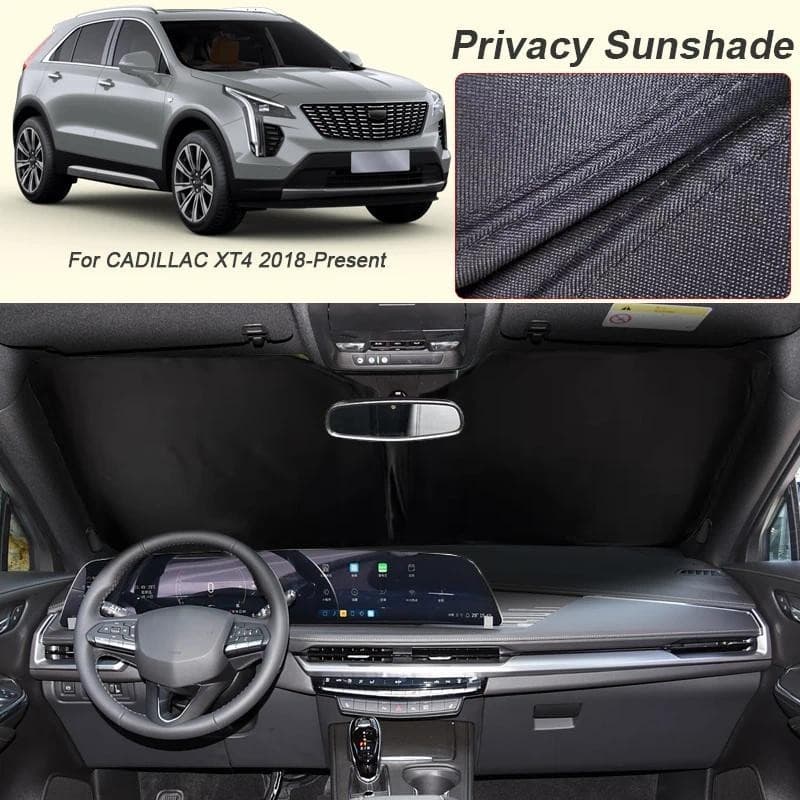 Carro Preto Janela Privacidade Pára-Sol Para Cadilac XT4 2018-Presente Auto Anti-UV Isolamento Térmico Proteger Capa Ace