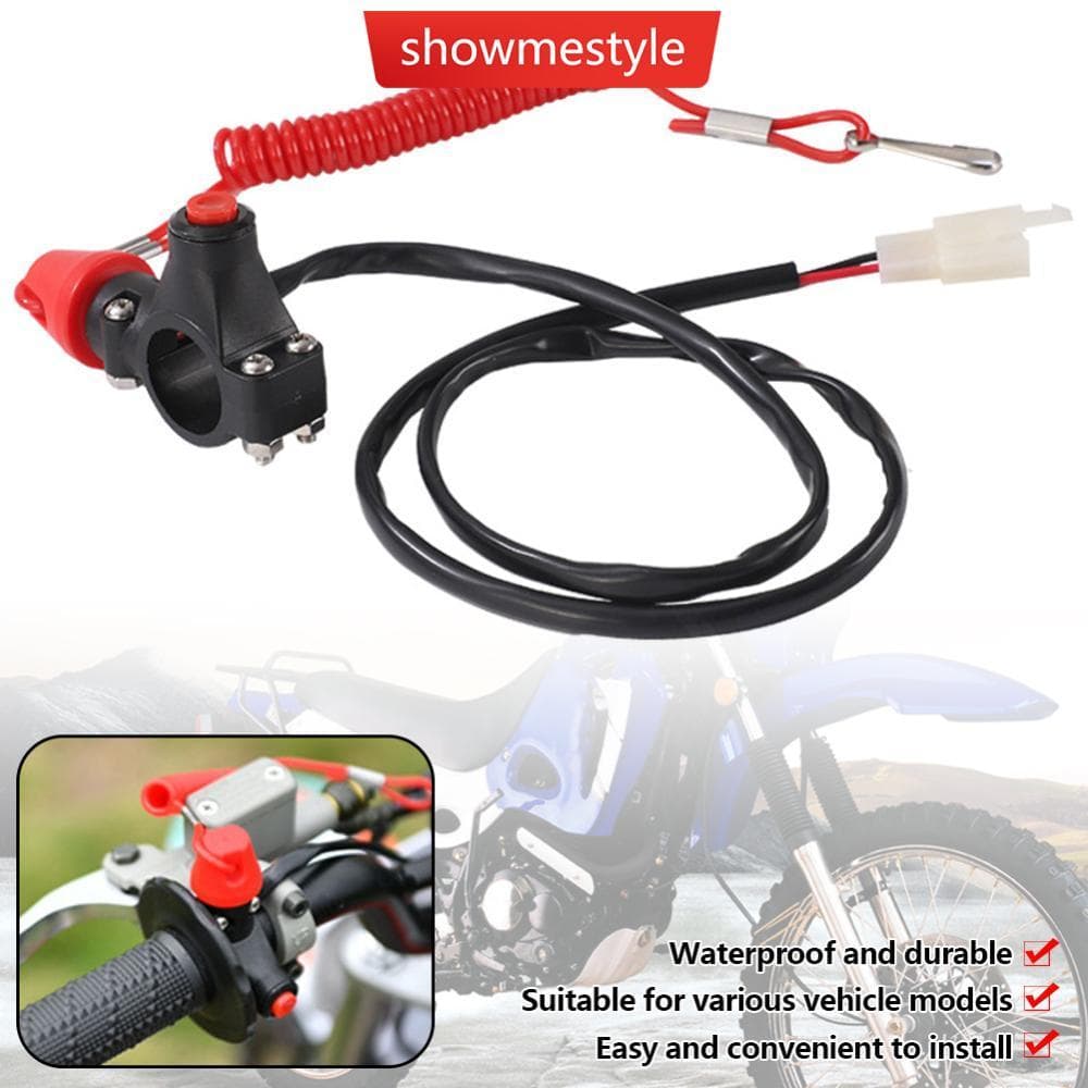 SMS Motocicleta ATV Cordão De Emergência Matar Parar Interruptor Do Motor Botão Para Suzuki K8U2