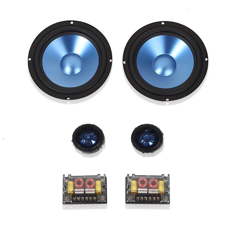 Modificação de Áudio para Carro Conjunto de Tweeter Woofer Coaxial Universal de 6,5 Polegadas Conjunto Completo de Carro