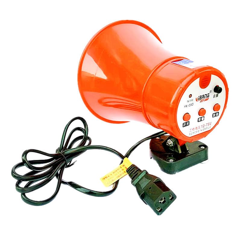 Alto-falante de Vendedor de Rua Amplificador Montado em Carro 12-72V Gravação Reprodução Alto-falante de Venda de Vegeta