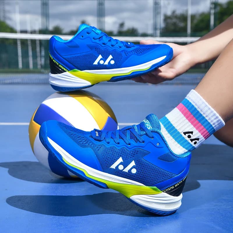 Sapatos De Vôlei Profissional Para Homens E Mulheres Indoor Fitness Badminton Treinamento Masculino Tênis De Mesa 2024