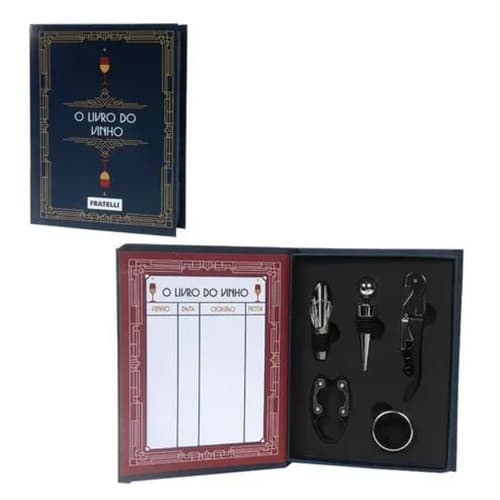 Kit Completo Livro Vinho Degustacao Educacao 5 Pecas Essenciais