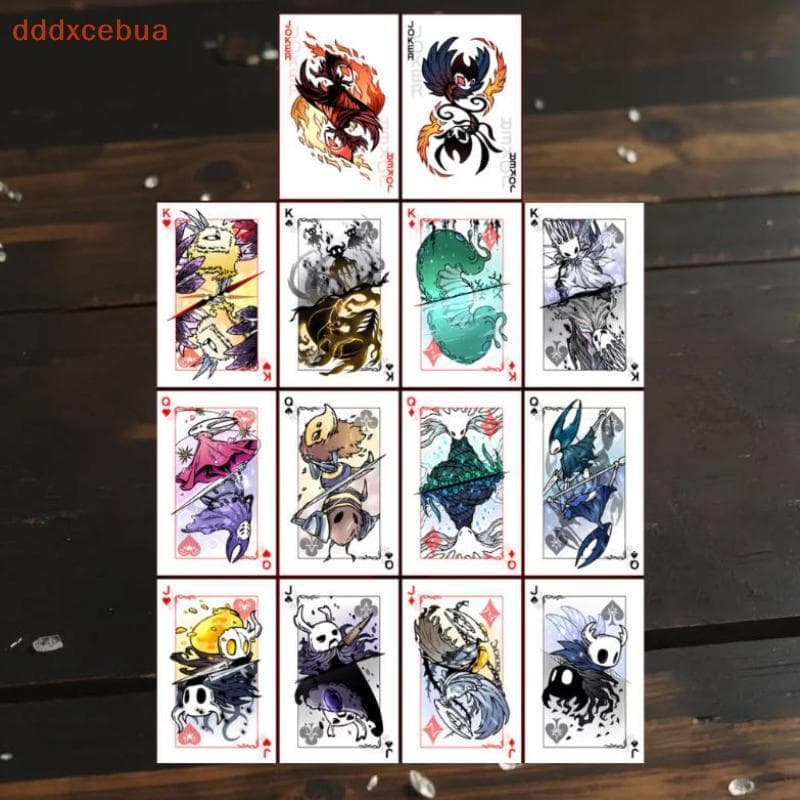 [dddxcebua] Conjunto Colecionável De Grupo De Cartas De Jogo Hollow Knight Black White Para Jogos De Festa Cardistry E T