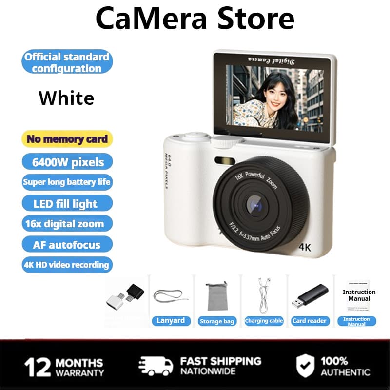 Camera Store H8 Transmissão WiFi De Alto Pixel Móvel Festa De Estudante Selfie vlog Micro Câmera Digital De Flip Único C