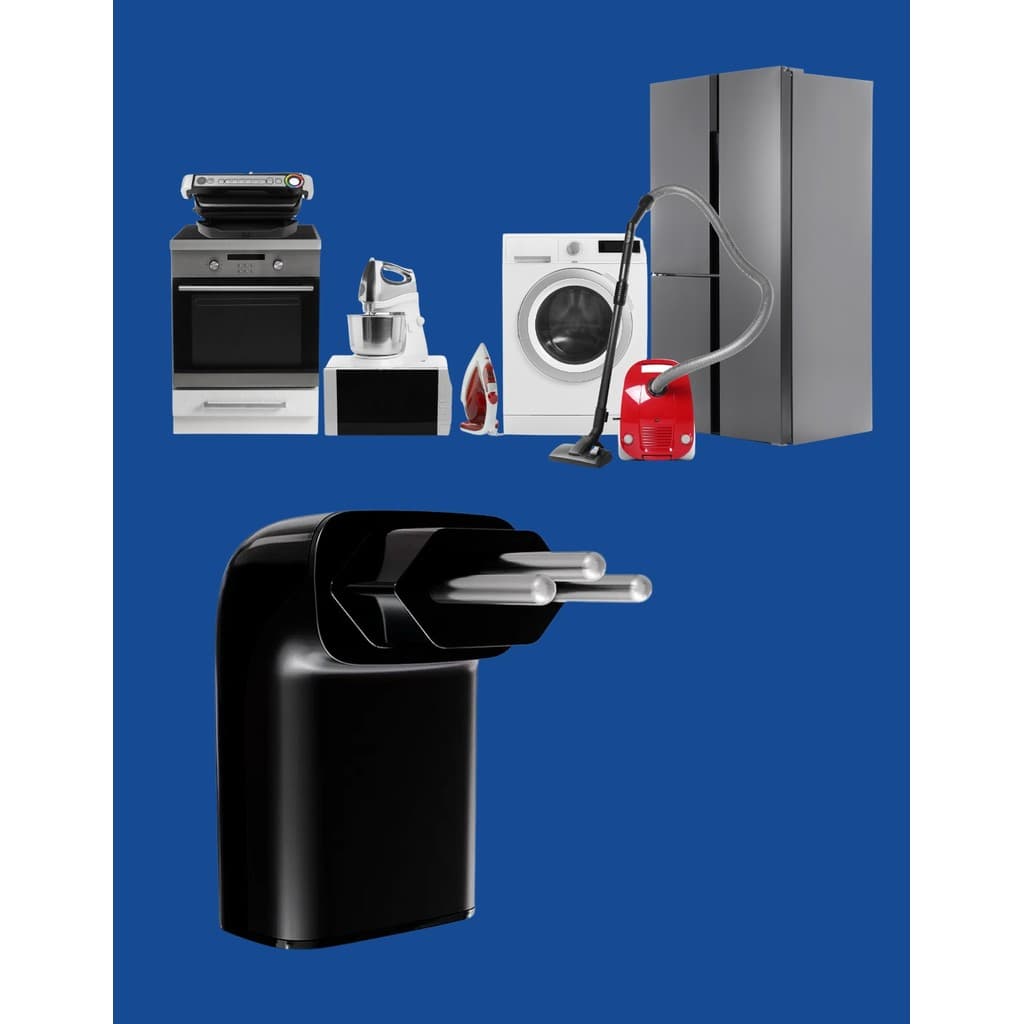 Clamper Pocket Fit 3 Pinos 10 A - Protetor Dps Raios Surtos Raios Elétricos Côr Preto