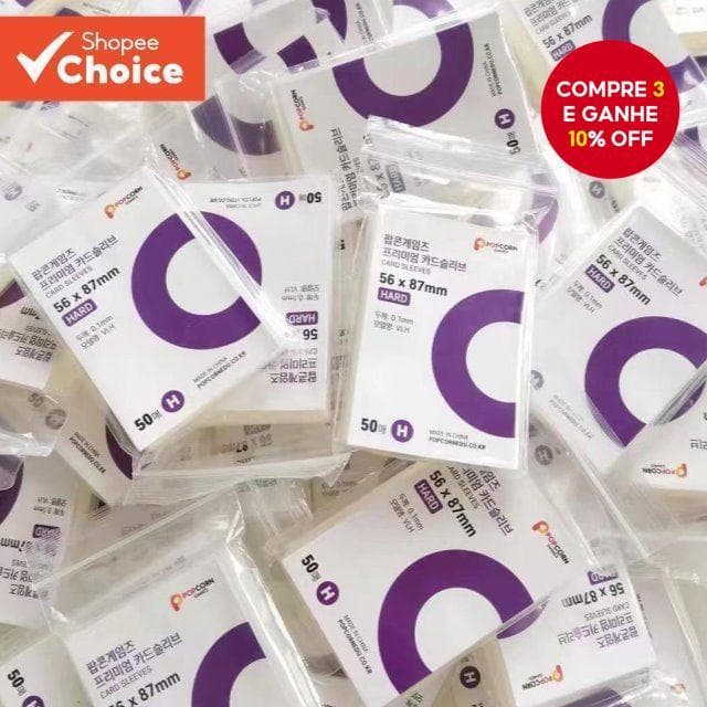 Mangas De Cartão Premium De Pipoca De 50 Unidades-Filme CPP De Alta Clareza | 20 Acabamentos De Seda , Protetores Rígido