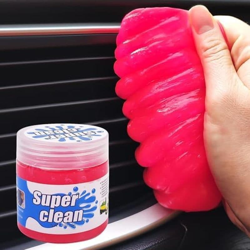 Gel De Limpeza De Carro Ecológico , Massa De Detalhamento Biodegradável De 160g Para Limpador De Interiores De Automóvei