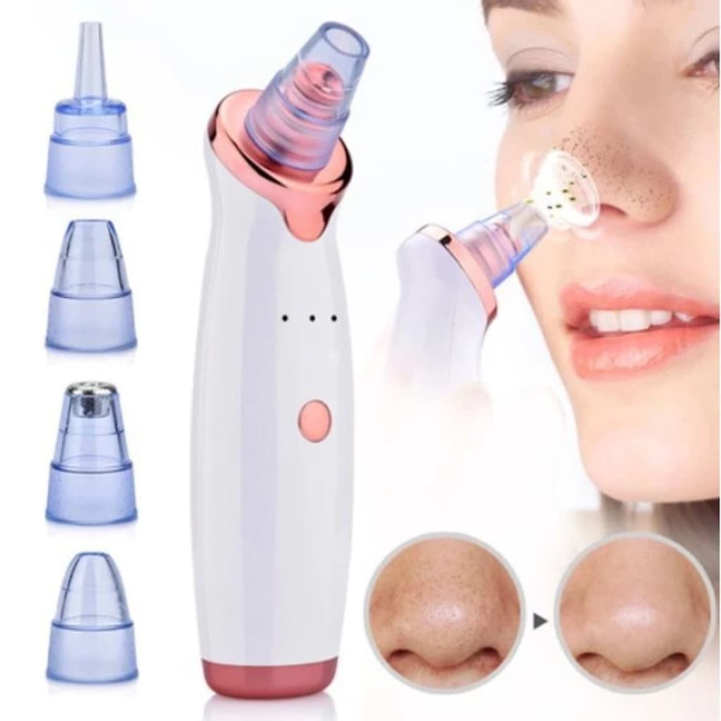 Removedor Cravos e Espinhas Extrator de Cravos Sucção a Vácuo Aparelho Recarregável Sugador Remove Acne
