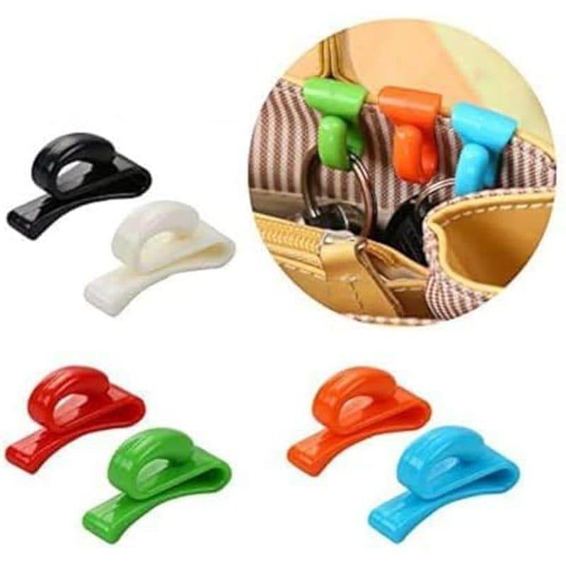AKOAK 6 Peças De Cores Sortidas Bolsa Chave Organizador Clipes Gancho Cabides Para Bolsas
