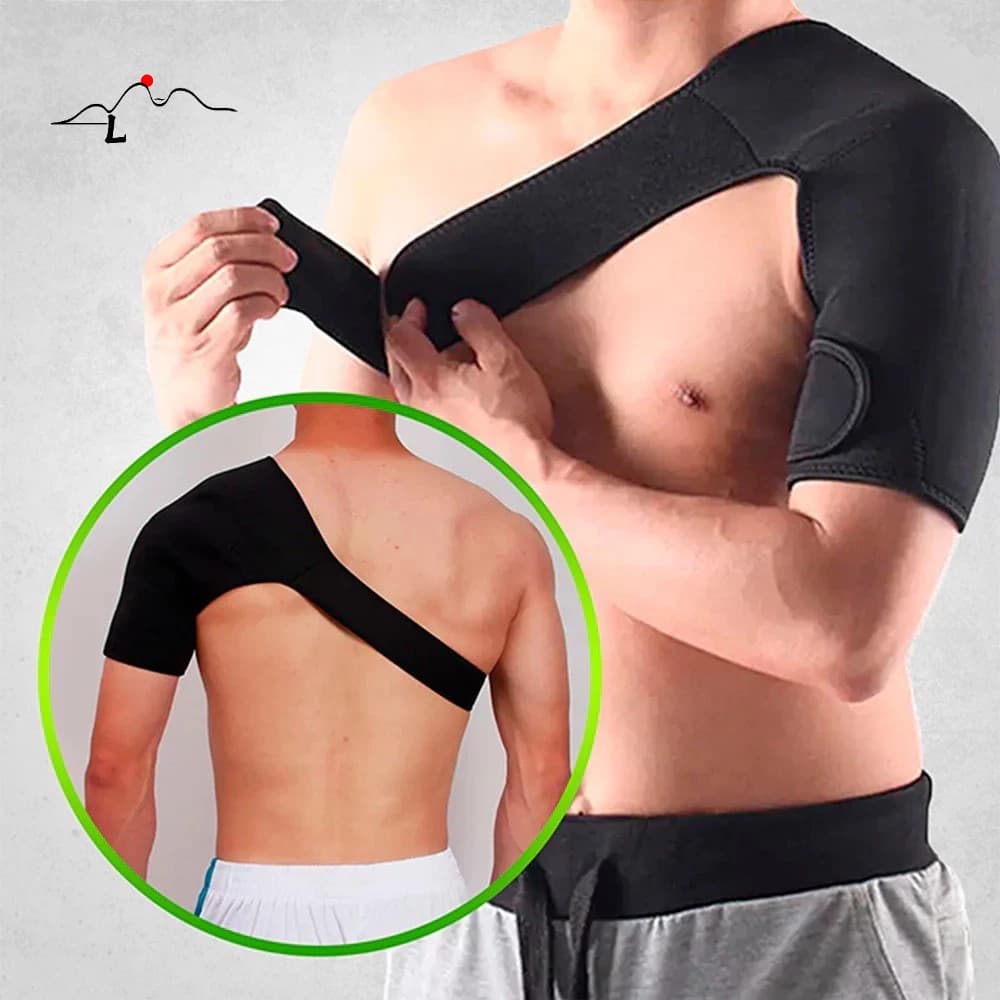 Suporte Ombreira Protetor Ombro e Clavícula Neoprene para Treino e Recuperação