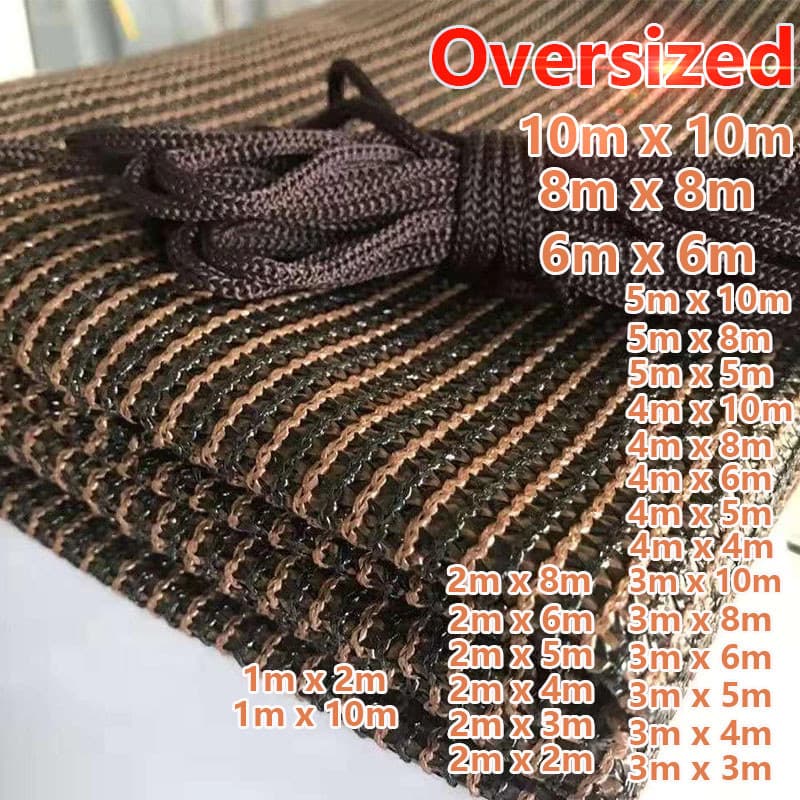 Rede De Proteção Solar De Alta Qualidade , Anti-UV Para Sombreamento Ao Ar Livre , Piscina , Jardim , Fazenda , Jaring H