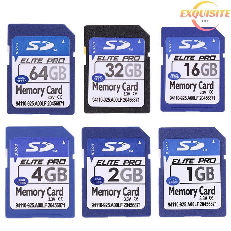 [EL-t] 1GB 2GB 4GB 8GB 16GB 32GB 64GB Cartão De Memória Flash Digital Seguro Novo