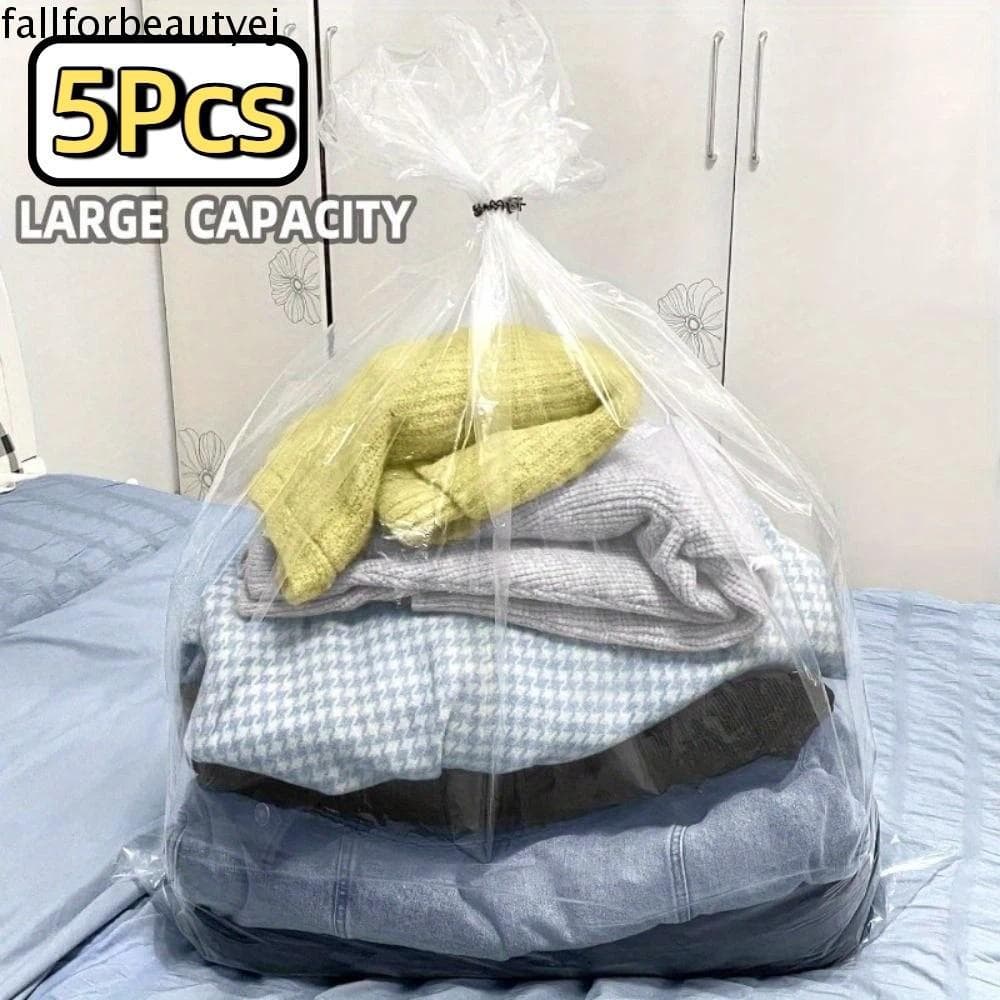 FALLFORBEAUTYEJ 5 Unidades De Bolsa De Armazenamento De Caixa De Bagagem , Roupas À Prova D'água De Poeira , Espessada