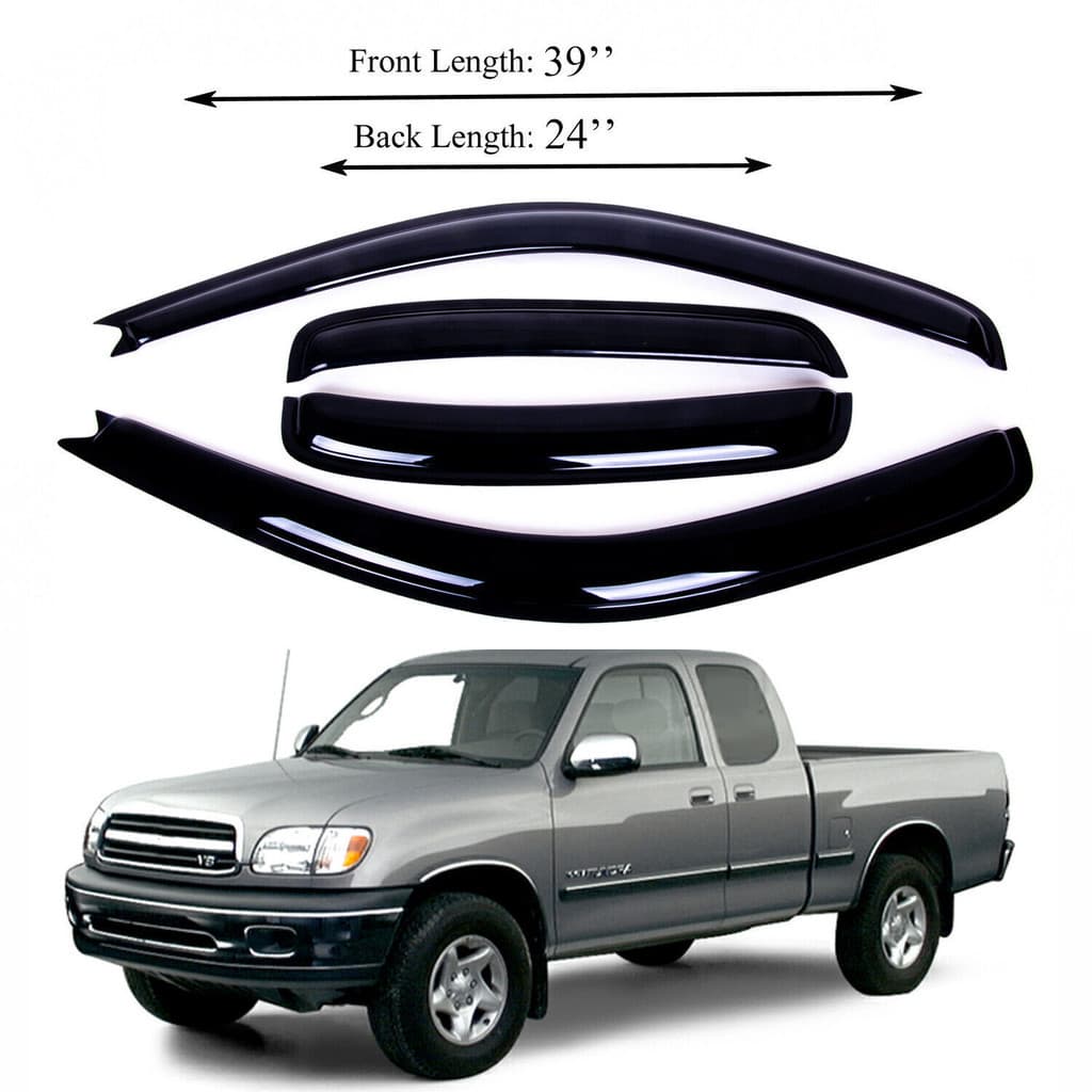 2000-2006Tundra Cabine Estendida Viseira De Janela De Acesso À Chuva