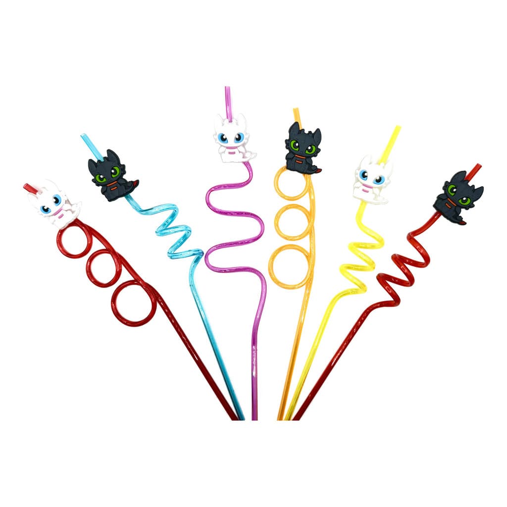 Canudo Acrilico Furia Da Noite 6unlembrancinha Banguela